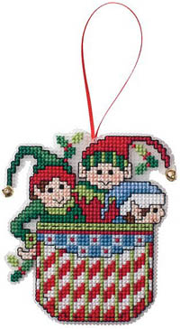 Elves In A Pocket Ornament