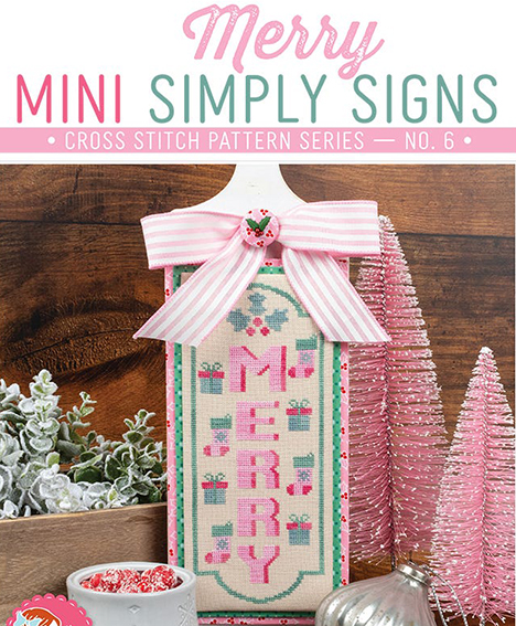 Merry Mini Simply Signs  #6 - Merry