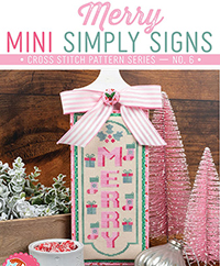 Merry Mini Simply Signs  #6 - Merry