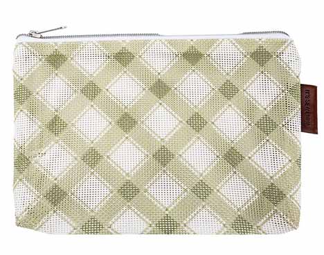 Olive Mad for Plaid Mini Project Bag