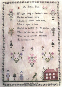 On Easter Day - Emma Rake 1810 Sampler