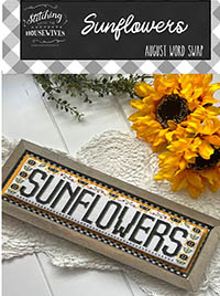 July Word Swap - Sunflowers