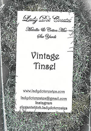 Vintage Tinsel (Silver) by Lady Dot Creates