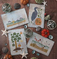 Autumn Beach Postcards