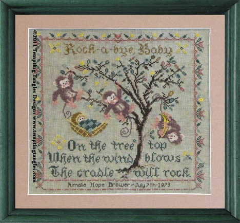 Tree Top Birth Sampler