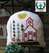 Snowglobe Ornament 2015 - Schoolhouse Christmas