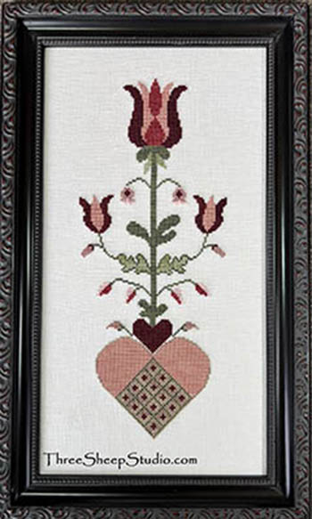 Hearts and Petals - 1776 Fraktur