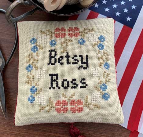 Betsy Ross Quaker and Pin Cushion