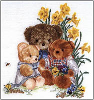 Teddy Bears & Flowers Kit