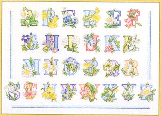 Flower Alphabet Kit