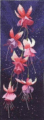 Flower Panels - Fuchsia 