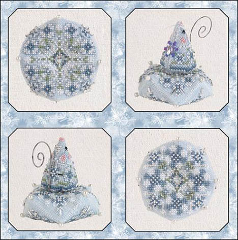 Frost Flower Garden Biscornu & Mouse Limited Edition