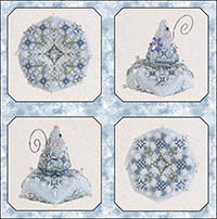 Frost Flower Garden Biscornu & Mouse Limited Edition