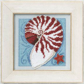 2010 Spring Button & Bead-Nautilus Shell