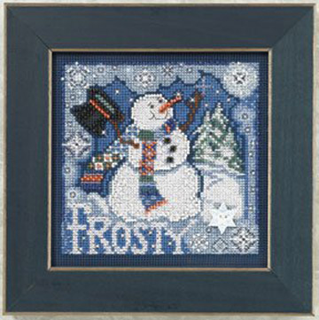 2010 Button & Bead-Frosty Snowman