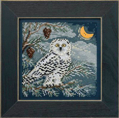 2014 Winter Button & Bead - Snowy Owl