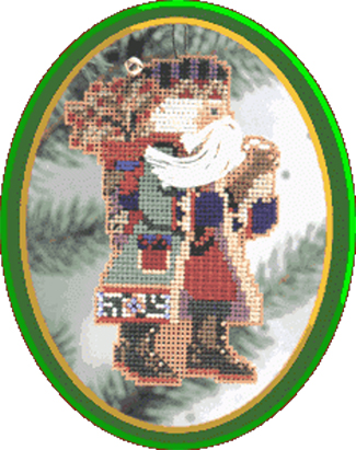 1999 Northwoods Santas - Holly Berries Santa